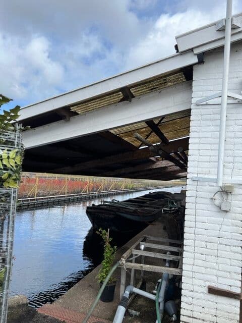 Fase 17 van de renovatie van bedrijfspand Wezelenburg in Boskoop