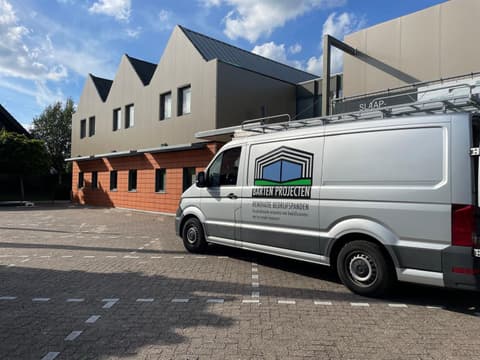 Fase 17 van de renovatie van bedrijfspand van der Linde Interieur in Bleiswijk