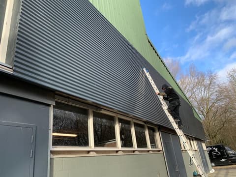Fase 20 van de renovatie van sporthal Reyerparc in Ridderkerk