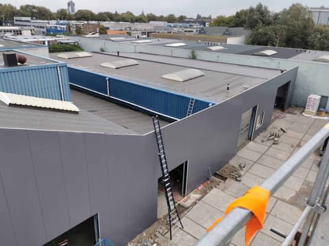 Fase 1 van de renovatie van Mol Sloopwerken in Vlaardingen