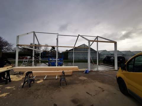 Staalconstructie voor een bedrijfspand, foto 2 van 4