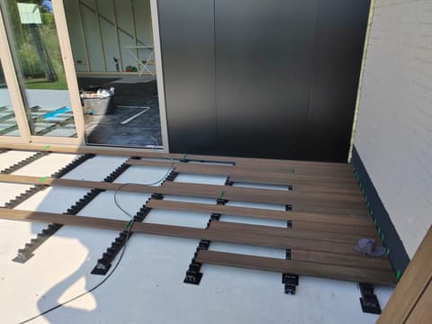 Fase 11 van de nieuwbouw van de schuur in 's-Gravenzande