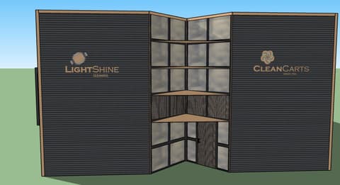 Fase 11 van de renovatie van bedrijfspand Lightshine in Monster