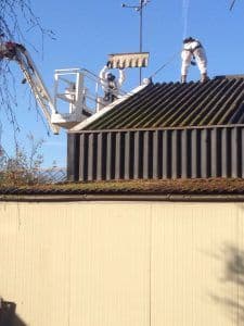 Voor de renovatie: het dak in 's-Gravenzande