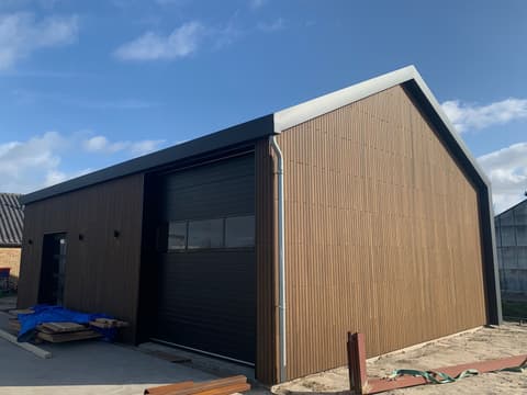 Na de nieuwbouw: de schuur in 's-Gravenzande