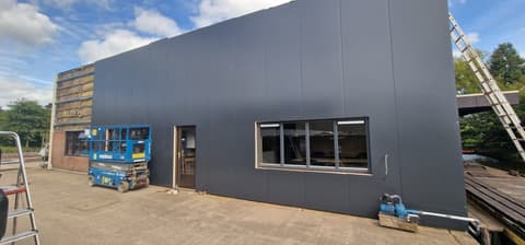 Fase 18 van de renovatie van bedrijfspand WS Venema in Boskoop