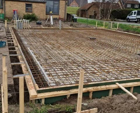 Voor de nieuwbouw: de schuur in 's-Gravenzande