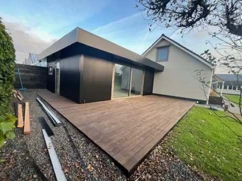 Na de nieuwbouw: de schuur in 's-Gravenzande
