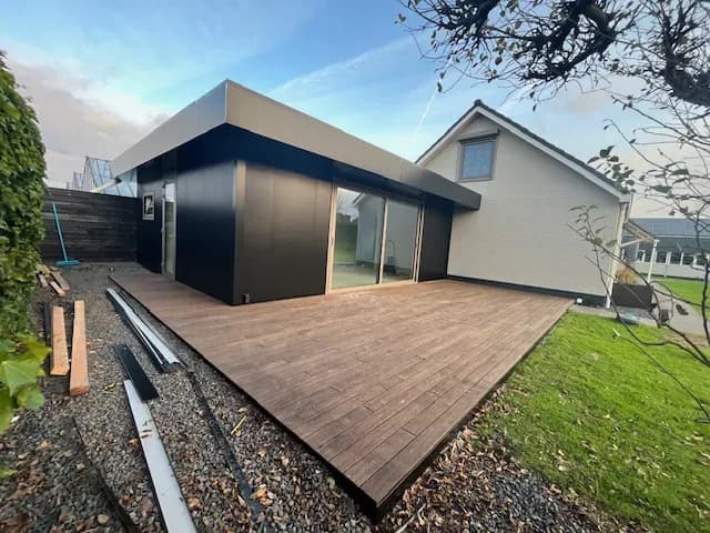 Na de nieuwbouw: de schuur in 's-Gravenzande