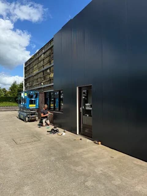 Fase 3 van de renovatie van bedrijfspand WS Venema in Boskoop